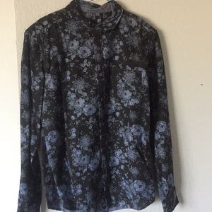 Forever 21 floral button up